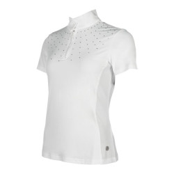 Polo de concurso ecuestre HKM Skadi mujer manga corta