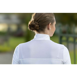 Polo de concurso ecuestre HKM Skadi mujer manga corta