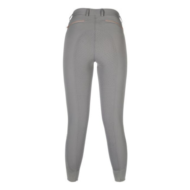 Pantalón de equitación HKM Rosegold con silicona