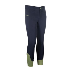 Pantalón de equitación infantil HKM Claire con culera de silicona