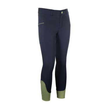 Pantalón de equitación infantil HKM Claire con culera de silicona