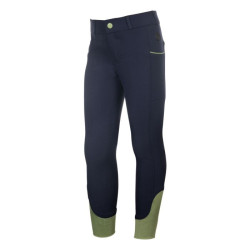 Pantalón de equitación infantil HKM Claire con culera de silicona