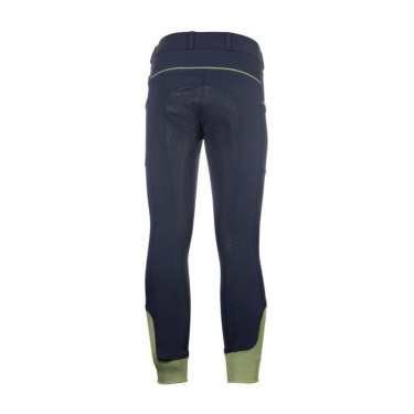 Pantalón de equitación infantil HKM Claire con culera de silicona