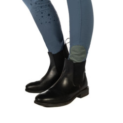 Legging HKM Pony Dream II con culera completa de silicona Gris azulado