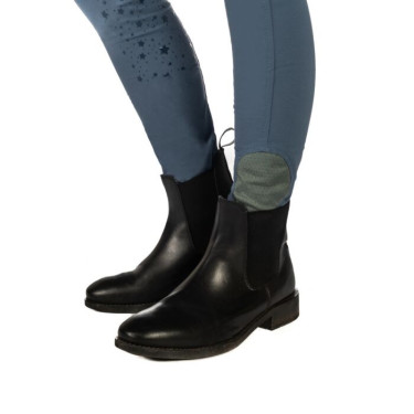 Legging HKM Pony Dream II con culera completa de silicona Gris azulado
