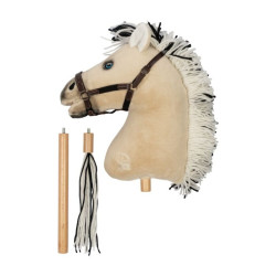 Caballito de palo HKM Premium para equitación infantil