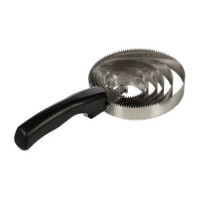 Rascador metálico HKM 6 anillos Negro