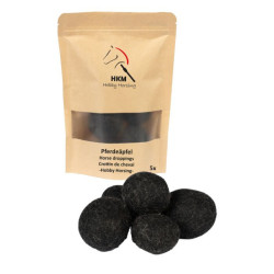 Crottin de caballo HKM Hobby Horsing brun, contrastes noirs Marr&amp;amp;amp;oacute;n