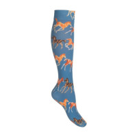 Calcetines HKM Pony Club Rosa