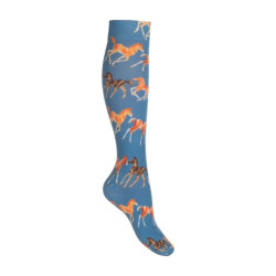 Calcetines HKM Pony Club Gris azulado Calcetines HKM Pony Club Gris azulado