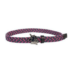 Cinturón elástico HKM Claire Kids Rosa / verde