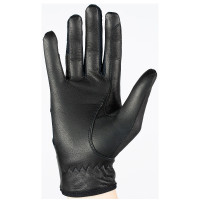 Guantes de cuero y malla Horze para mujer Negro Guantes de cuero y malla Horze para mujer Negro