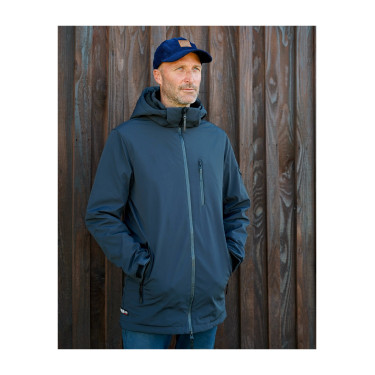 Chaqueta acolchada impermeable para hombre Locarno Flags & Cup