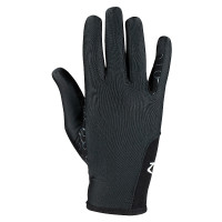 Guantes de montar para niños Horze con estampado de palma de silicona Negro Guantes de montar para niños Horze con estampado de palma de silicona Negro