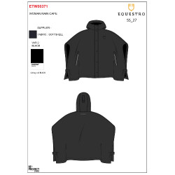 Capa impermeable ecuestre mujer Equestro | Equitación