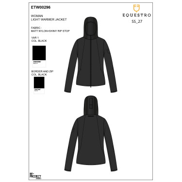Chaqueta softshell mujer equitación Equestro plegable