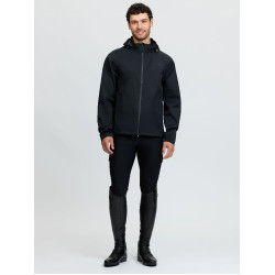 Chaqueta impermeable ligera para hombre negra LeMieux