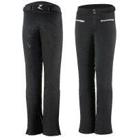 Pantalón acolchado de silicona Horze Adeline Kids Negro
