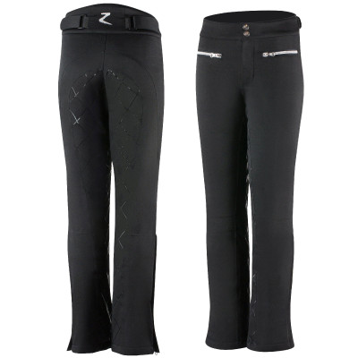 Pantalón acolchado de silicona Horze Adeline Kids Negro