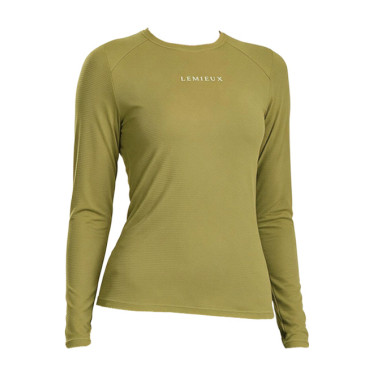 Camiseta deportiva de manga larga LeMieux Grosella espinosa Kaki Camiseta deportiva de manga larga LeMieux Grosella espinosa Kaki