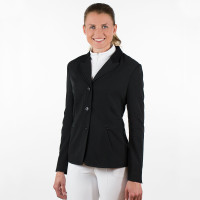 Chaqueta de concurso para mujer Horze Yvonne Negro Chaqueta de concurso para mujer Horze Yvonne Negro