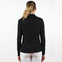 Chaqueta de concurso para mujer Horze Yvonne Negro Chaqueta de concurso para mujer Horze Yvonne Negro
