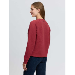 Sweat-shirt LeMieux col rond style Varsity Vida femme