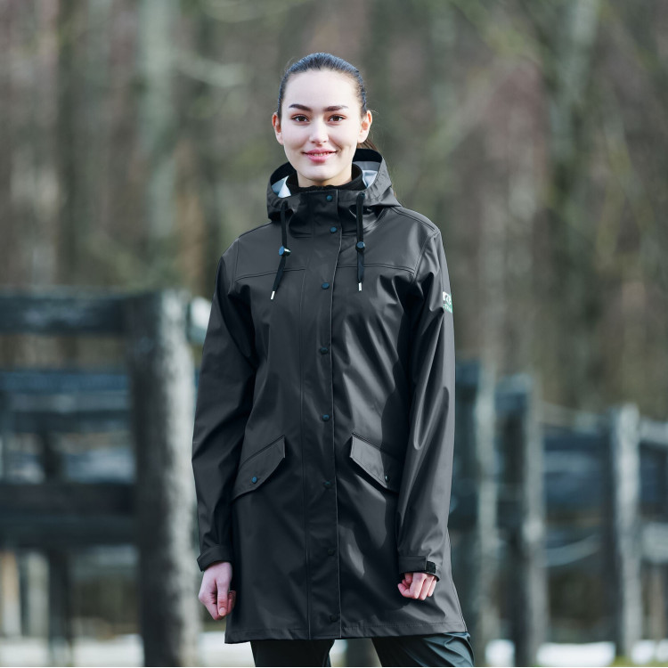 Chaqueta impermeable PU Horze Billie para mujer Chaqueta impermeable PU Horze Billie para mujer