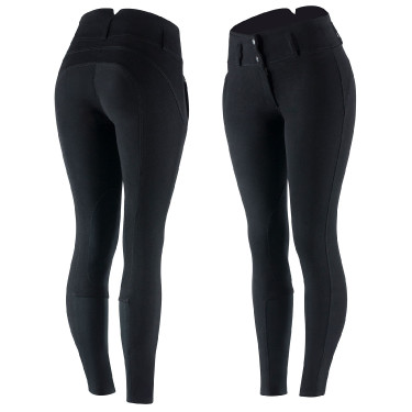 Pantalón mujer Horze Daniela con refuerzos de rodilla de cuero Pantalón mujer Horze Daniela con refuerzos de rodilla de cuero