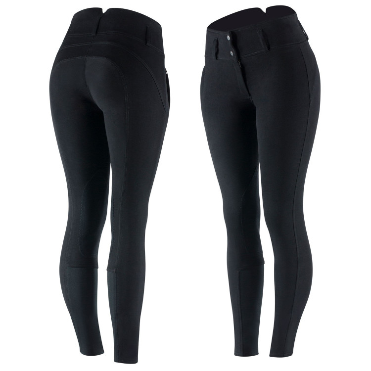 Pantalón mujer Horze Daniela con refuerzos de rodilla de cuero Pantalón mujer Horze Daniela con refuerzos de rodilla de cuero