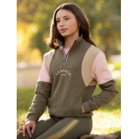 Jersey con cremallera de un cuarto Young Rider Viola LeMieux