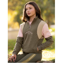 Jersey con cremallera de un cuarto Young Rider Viola LeMieux