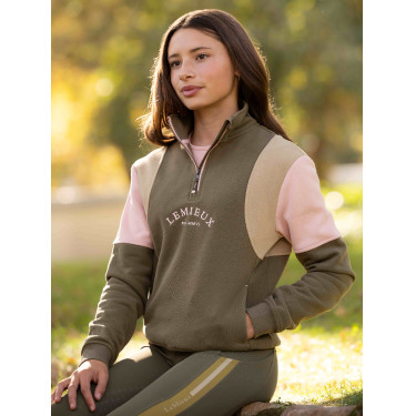Jersey con cremallera de un cuarto Young Rider Viola LeMieux