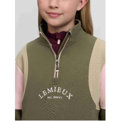 Jersey con cremallera de un cuarto Young Rider Viola LeMieux