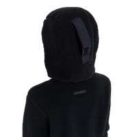 Sudadera infantil unisex de forro polar teddy con cremallera y capucha Equestro