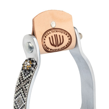 Estribo occidental decorado de aluminio Westwood