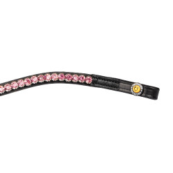 Frontal con strass Stones Concept Equestro Negro / rosa