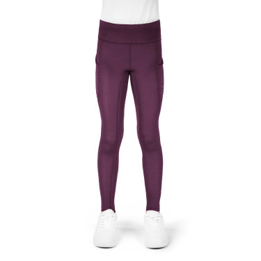 Legging Je t'aime EQUITHÈME - Neva enfant Ciruela Violeta