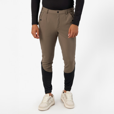 Pantalón de equitación Euro-Star Marcel FullGrip para hombre Tundra Marr&amp;amp;amp;oacute;n