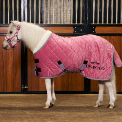 Manta de cuadra HV Polo Sacha Piensa en rosa