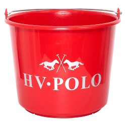 Cubo de establo HV Polo Nena Rosa roja Cubo de establo HV Polo Nena Rosa roja
