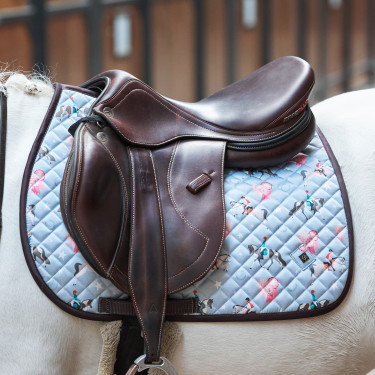 Manta de silla Imperial Riding Little Champion GP Cielo azul
