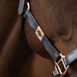 Cabezada de cuero HV Polo Chaya para equitación