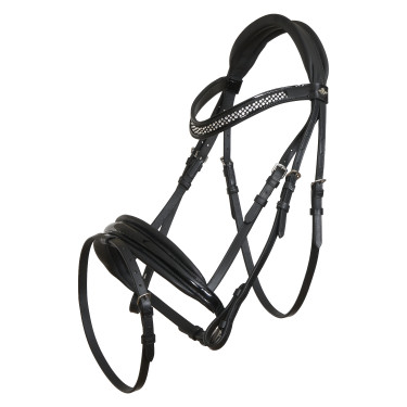 Cabezada de cuero HV Polo Diana para equitación Cabezada de cuero HV Polo Diana para equitación