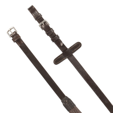 Cabezada acolchada con bordados decorativos Marrón oscuro Marr&amp;amp;amp;oacute;n