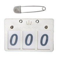Placa de identificación de concurso de tres dígitos KLMaddie Kingsland