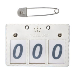 Placa de identificación de concurso de tres dígitos KLMaddie Kingsland