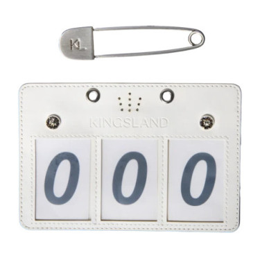 Placa de identificación de concurso de tres dígitos KLMaddie Kingsland