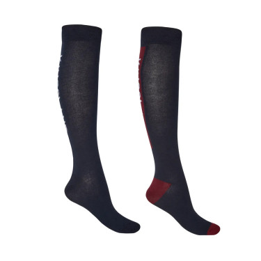 Calcetines altos unisex con logo pack de 2 Kingsland