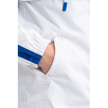 Chaqueta impermeable equitación CSIO La Baule blanca